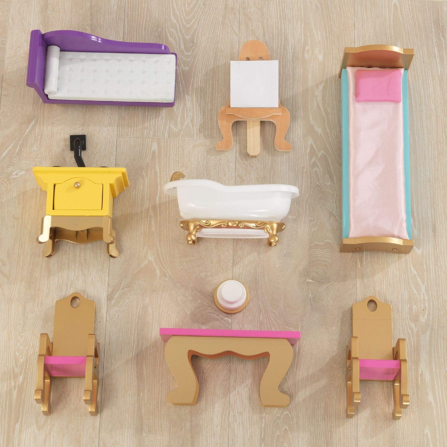 KidKraft Disney Princess Royal Celebration Wooden Dollhouse image 3