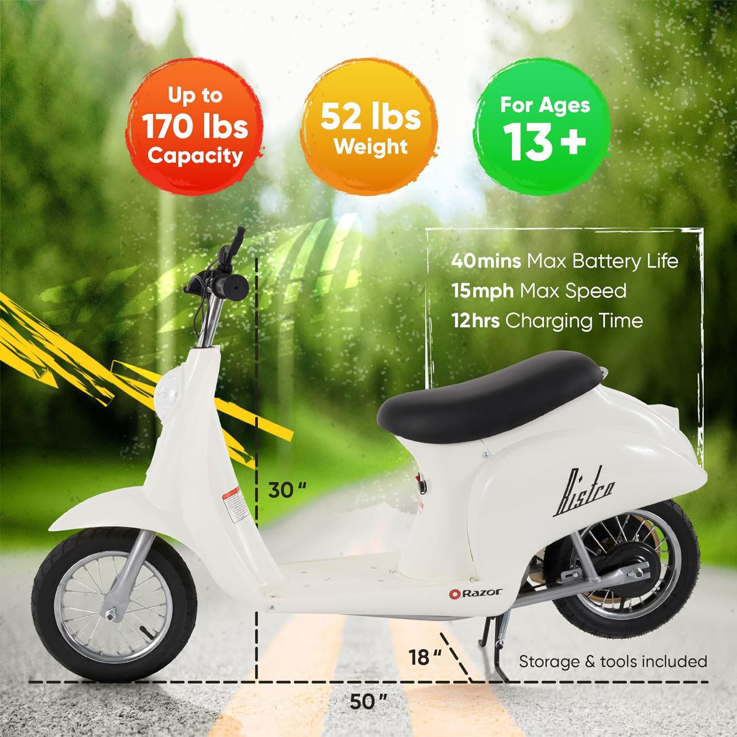 Razor Pocket Mod 24V Miniature Euro-Style Electric Scooter image 2