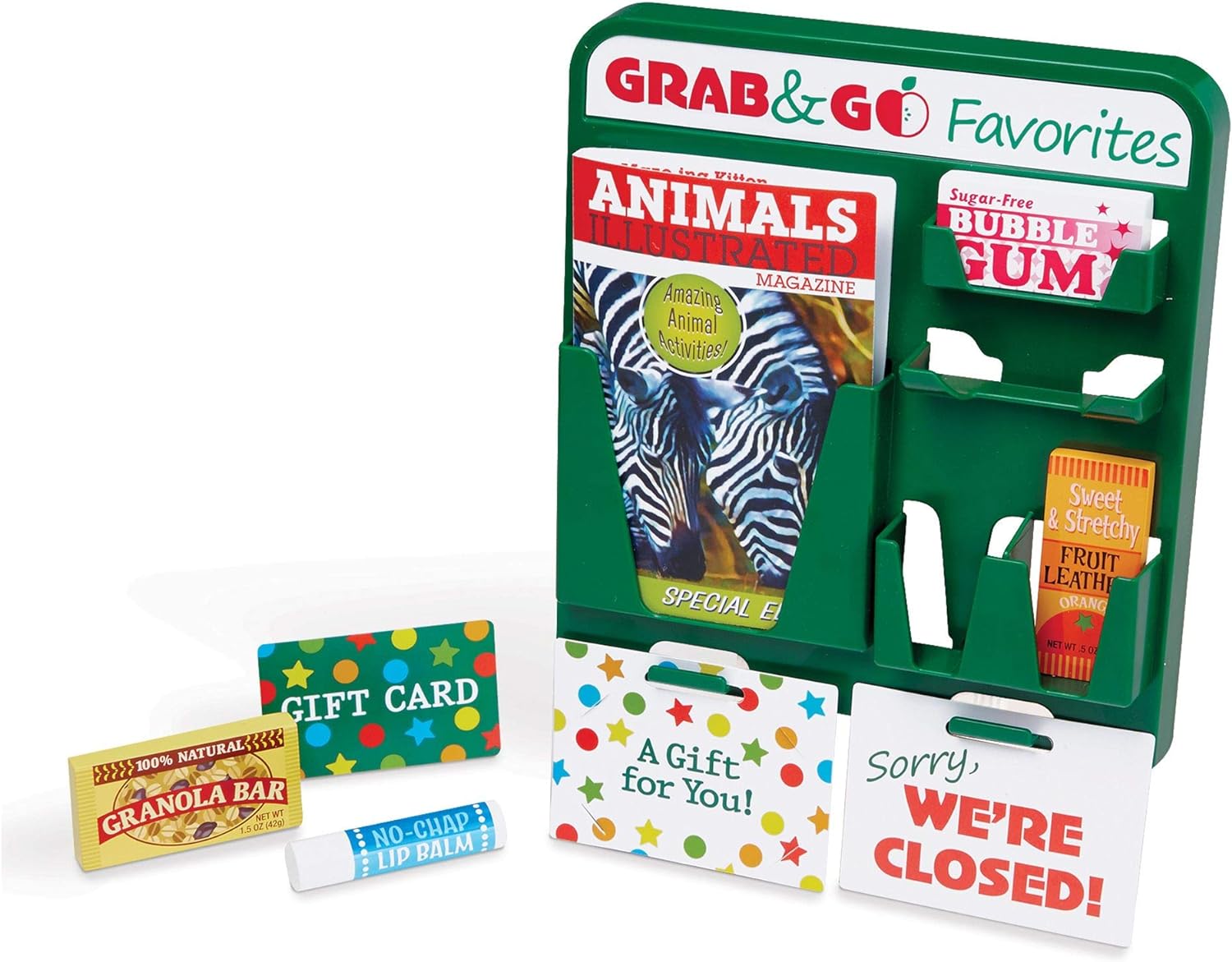 Melissa & Doug Fresh Mart Grocery Store Play Food and Role Play Companion Set image 6