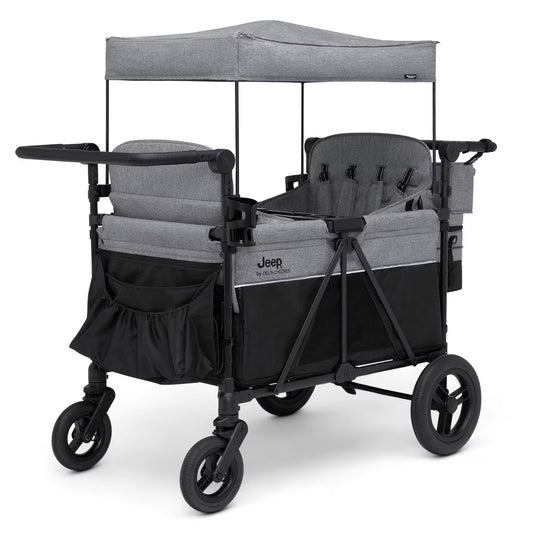 Delta Children Jeep Wrangler Deluxe Stroller Wagon with Cooler Bag image 0