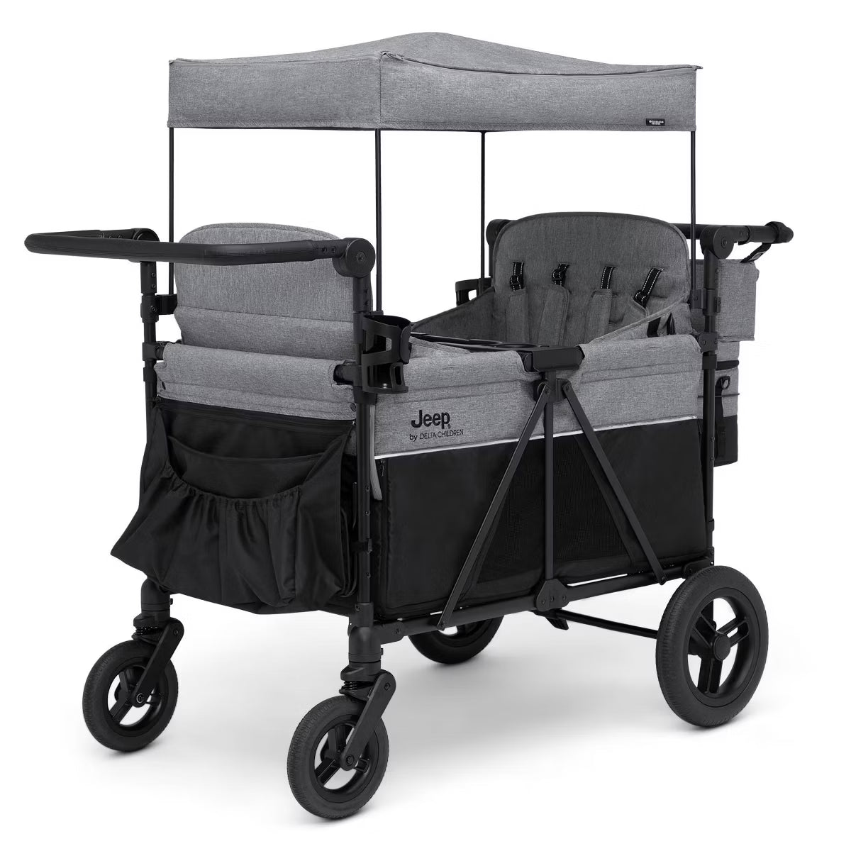 Delta Children Jeep Wrangler Deluxe Stroller Wagon with Cooler Bag image 0