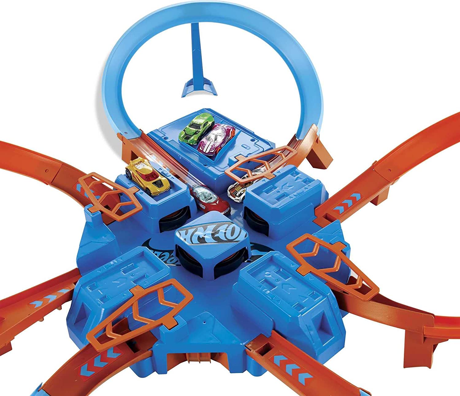 Hot Wheels Criss Cross Crash set with 1:64 Scale Vehicle image 2