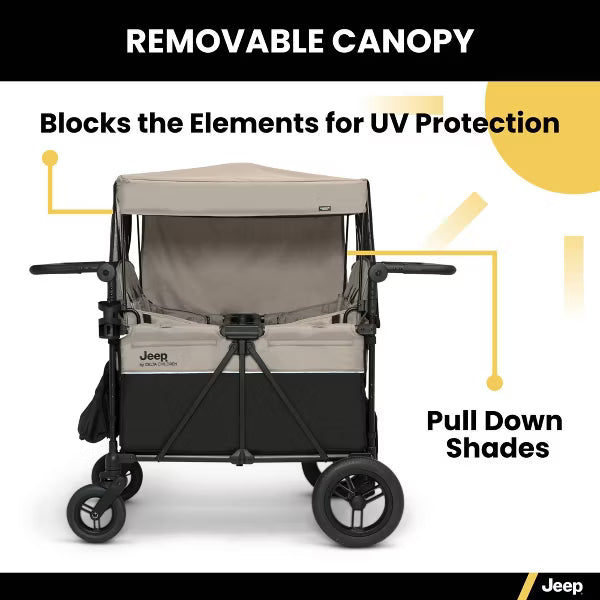 Jeep Gladiator 4-Seater Stroller Wagon by Delta Children image 4