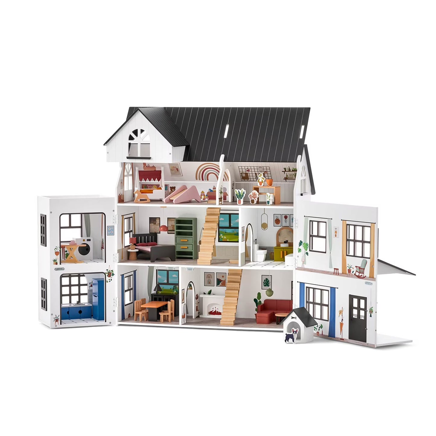 Member's Mark Classic Mansion Wooden Dollhouse image 2