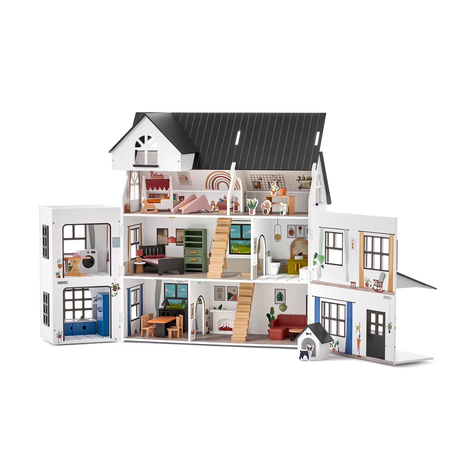 Member's Mark Classic Mansion Wooden Dollhouse image 2
