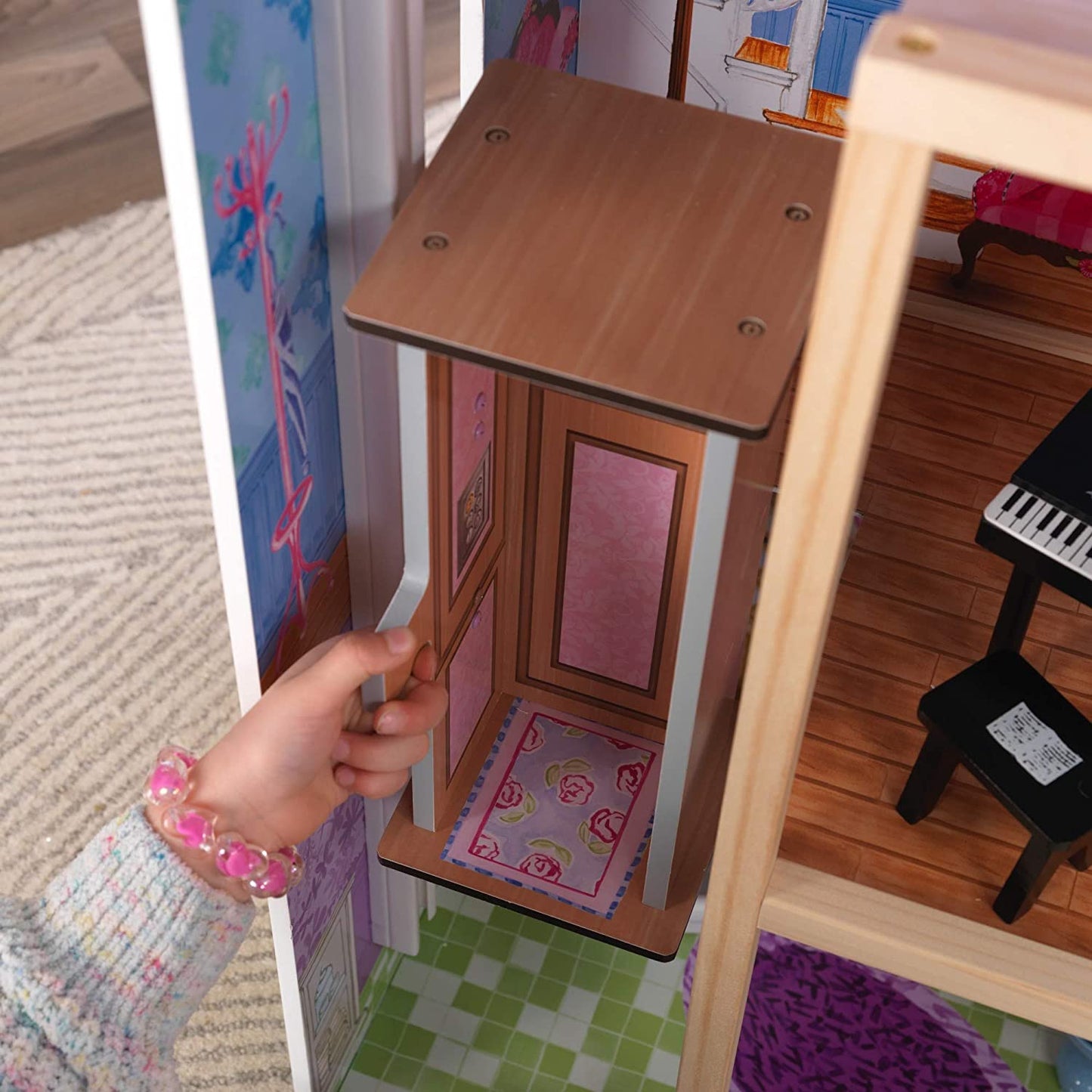 KidKraft My Dreamy Wooden Dollhouse image 4