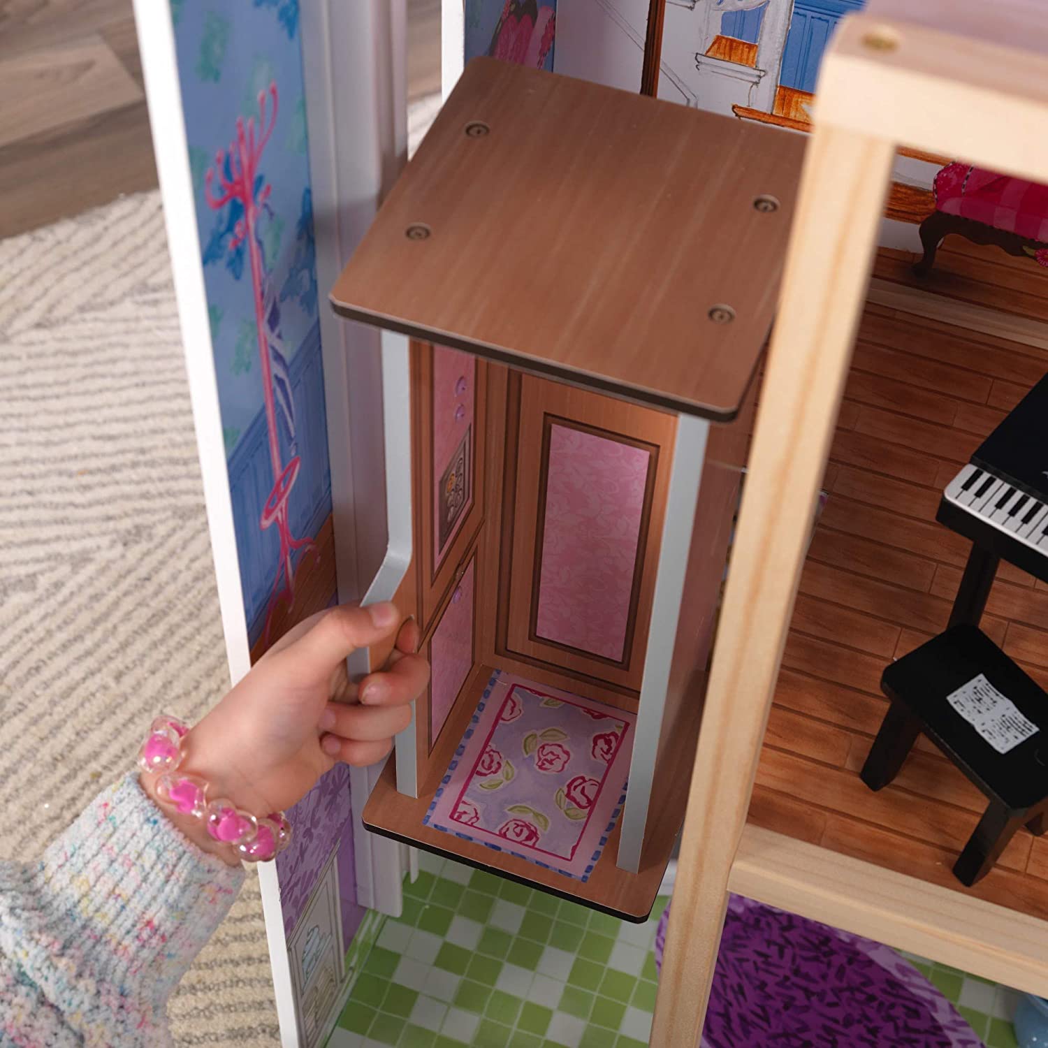 KidKraft My Dreamy Wooden Dollhouse image 4