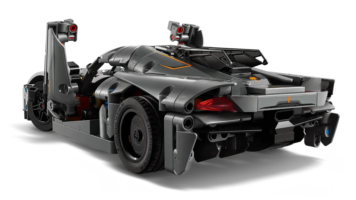 LEGO 42173 Technic Koenigsegg Jesko Absolut Grey Hypercar image 4