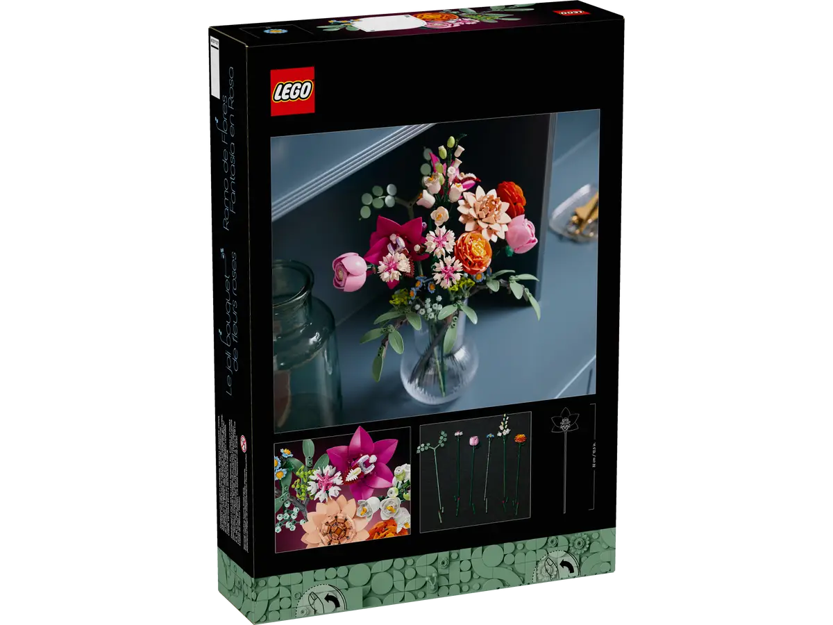 LEGO 10342 Botanicals Pretty Pink Flower Bouquet image 7