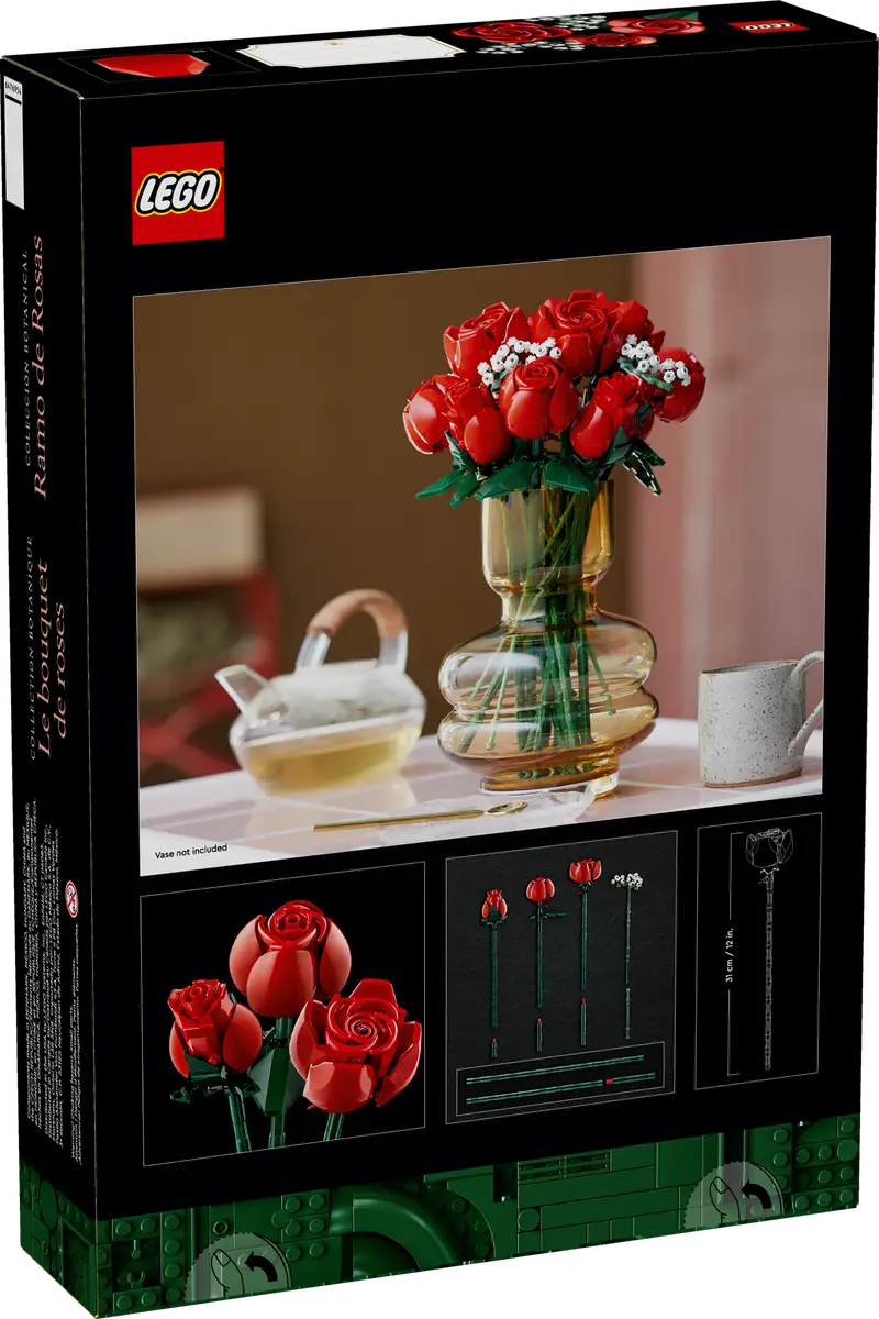 LEGO 10328 Botanical Collection Bouquet of Roses image 6