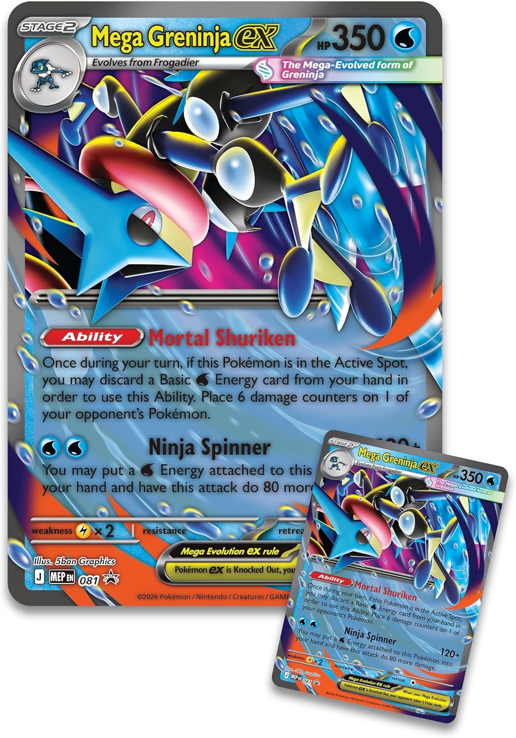 Pokémon TCG: Mega Greninja ex Premium Collection