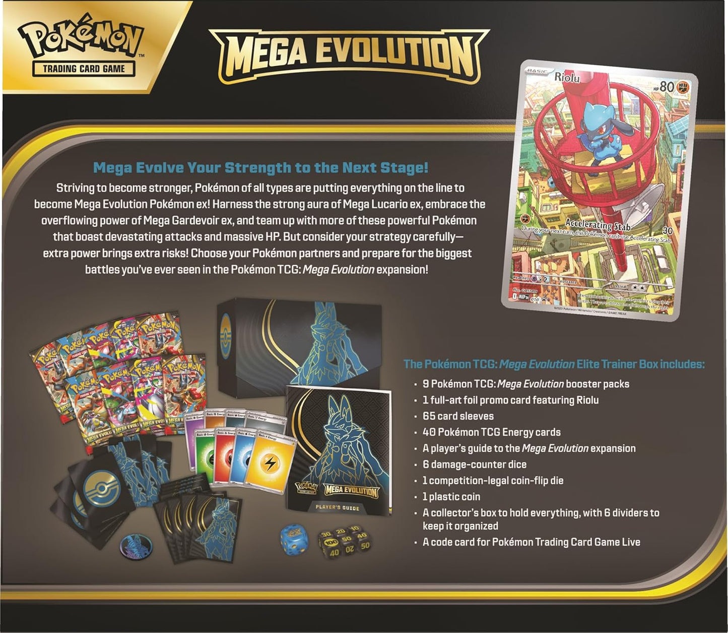 Pokémon TCG Mega Evolutions 1 Elite Trainer Box