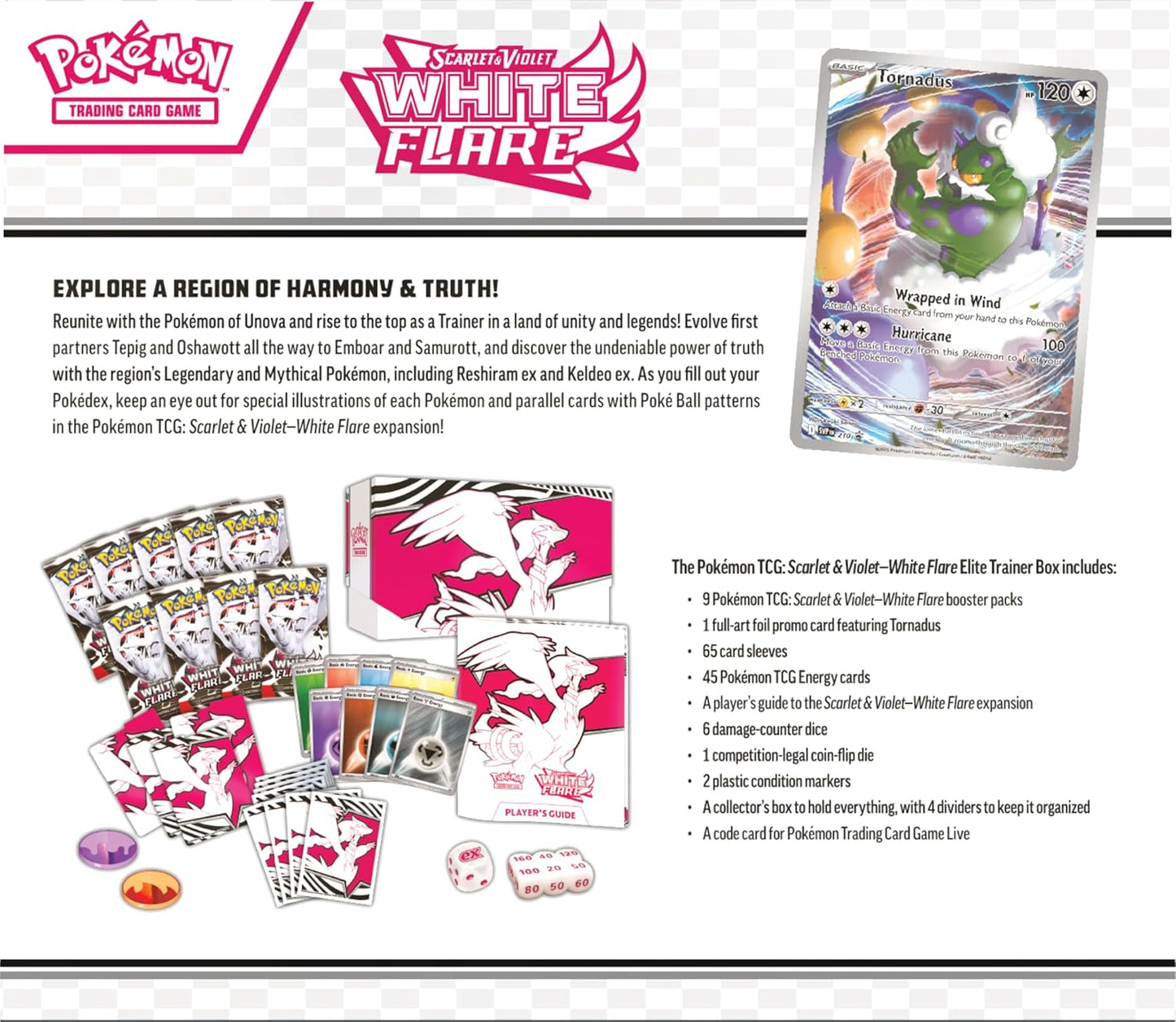 Pokémon TCG: Scarlet & Violet 10.5 White Flare Elite Trainer Box
