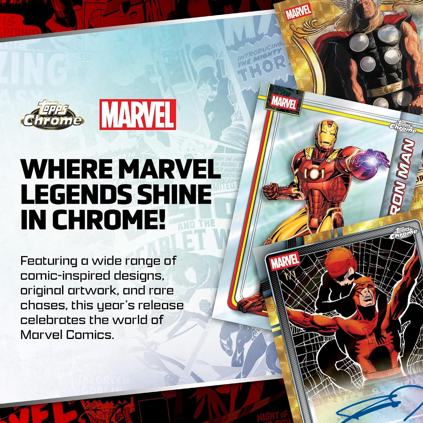 Topps TCG: 2026 Chrome Marvel Comics Value Box