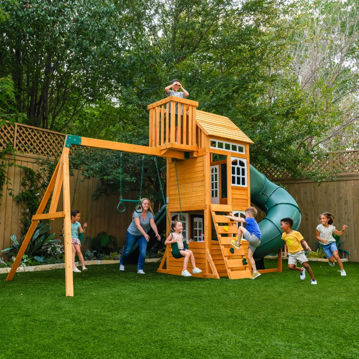 Kidkraft Ridgemoor Perch Swing Set DIY Assembly image 2