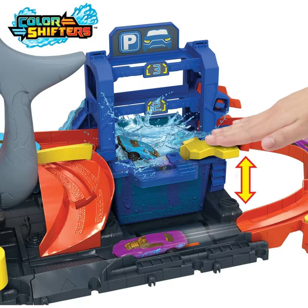 Hot Wheels Ultra Shark Car Wash Playset image 4