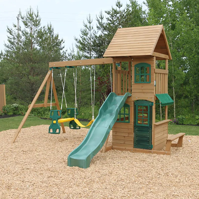 Kidkraft Windale Wooden Swing Set image 2