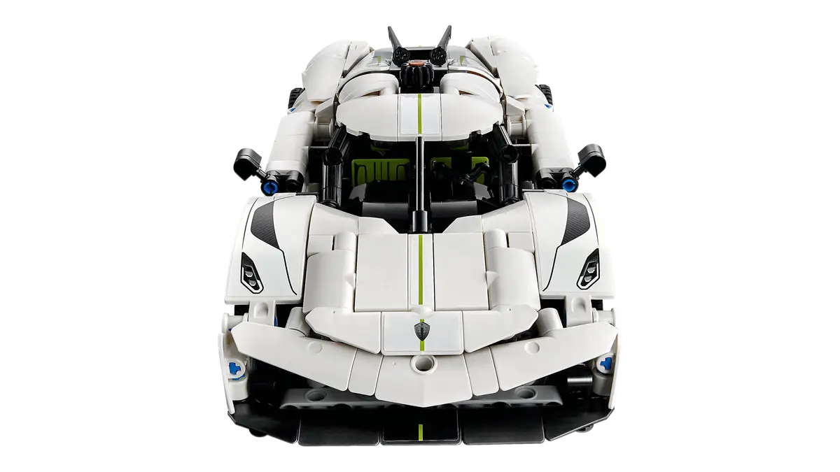 LEGO 42184 Technic Koenigsegg Jesko Absolut White Hypercar image 3