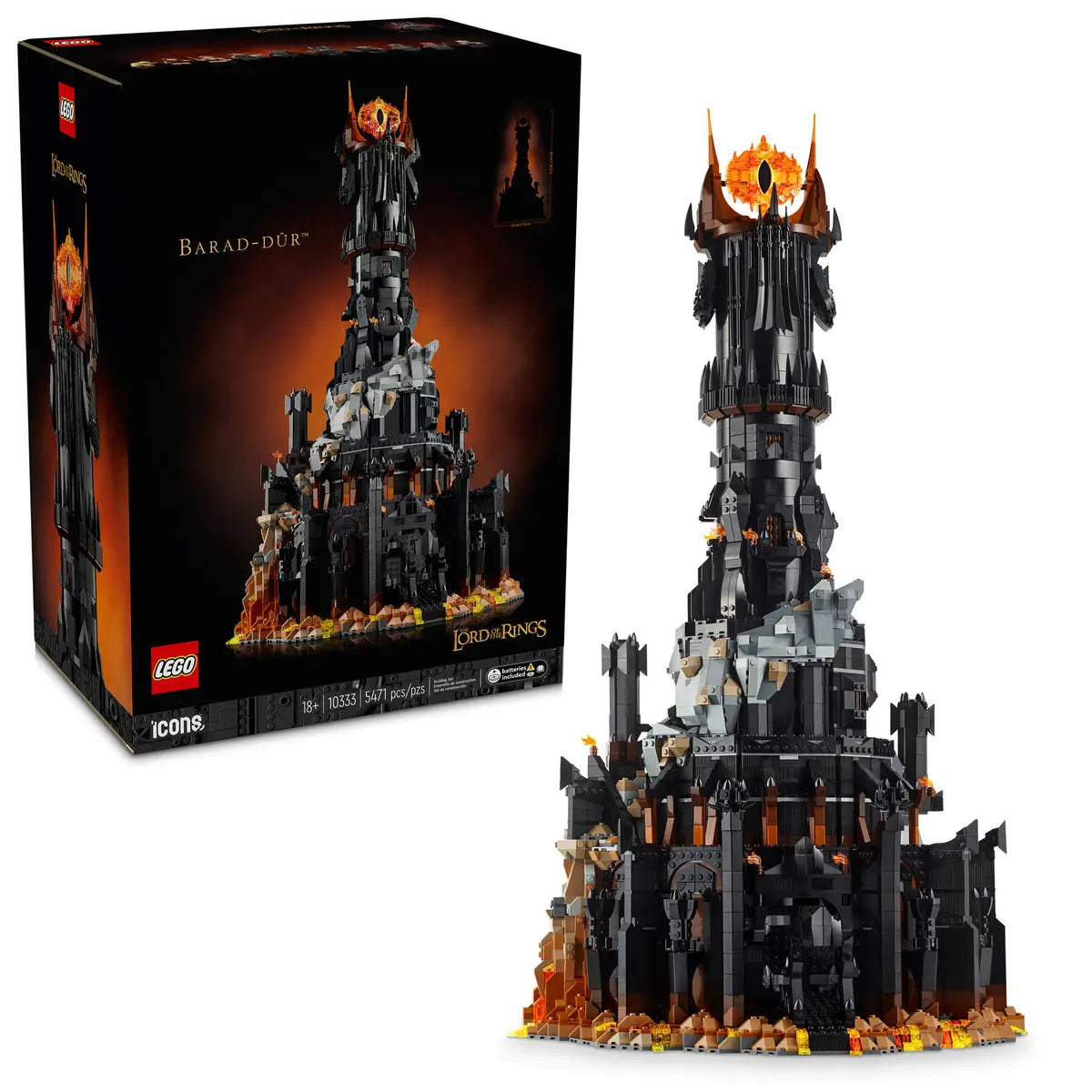 LEGO 10333 Icons The Lord of the Rings: Barad-dûr image 1