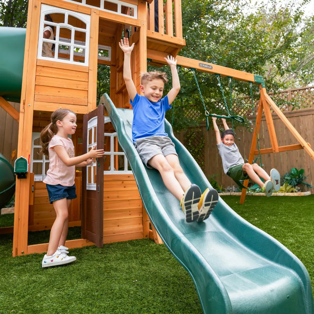 Kidkraft Ridgemoor Perch Swing Set DIY Assembly image 12