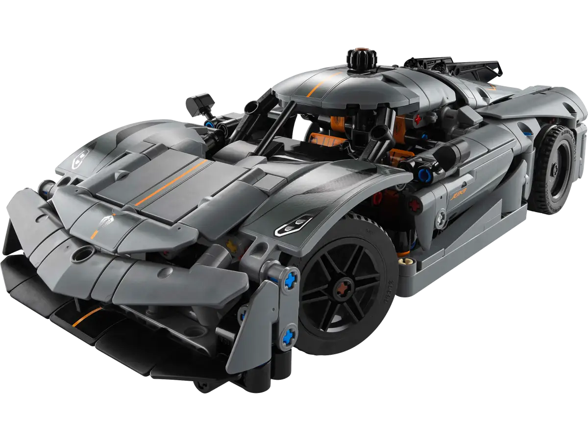 LEGO 42173 Technic Koenigsegg Jesko Absolut Grey Hypercar image 1