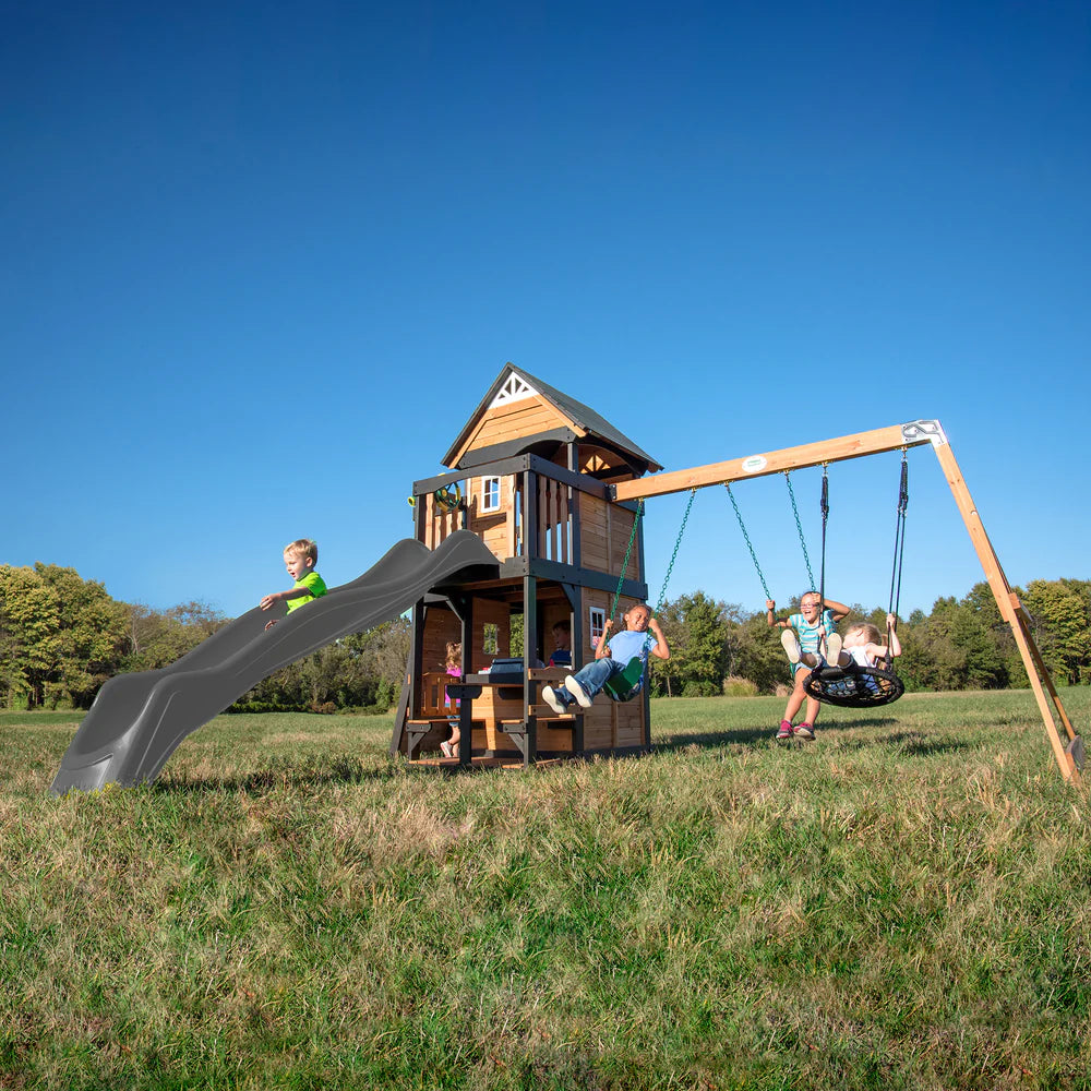 Backyard Discovery Canyon Creek All Cedar Wood Swing Set image 1