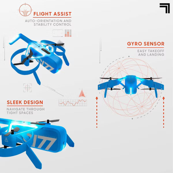 Sharper Image Sky Propeller Remote Control Quad Copter Drone image 3