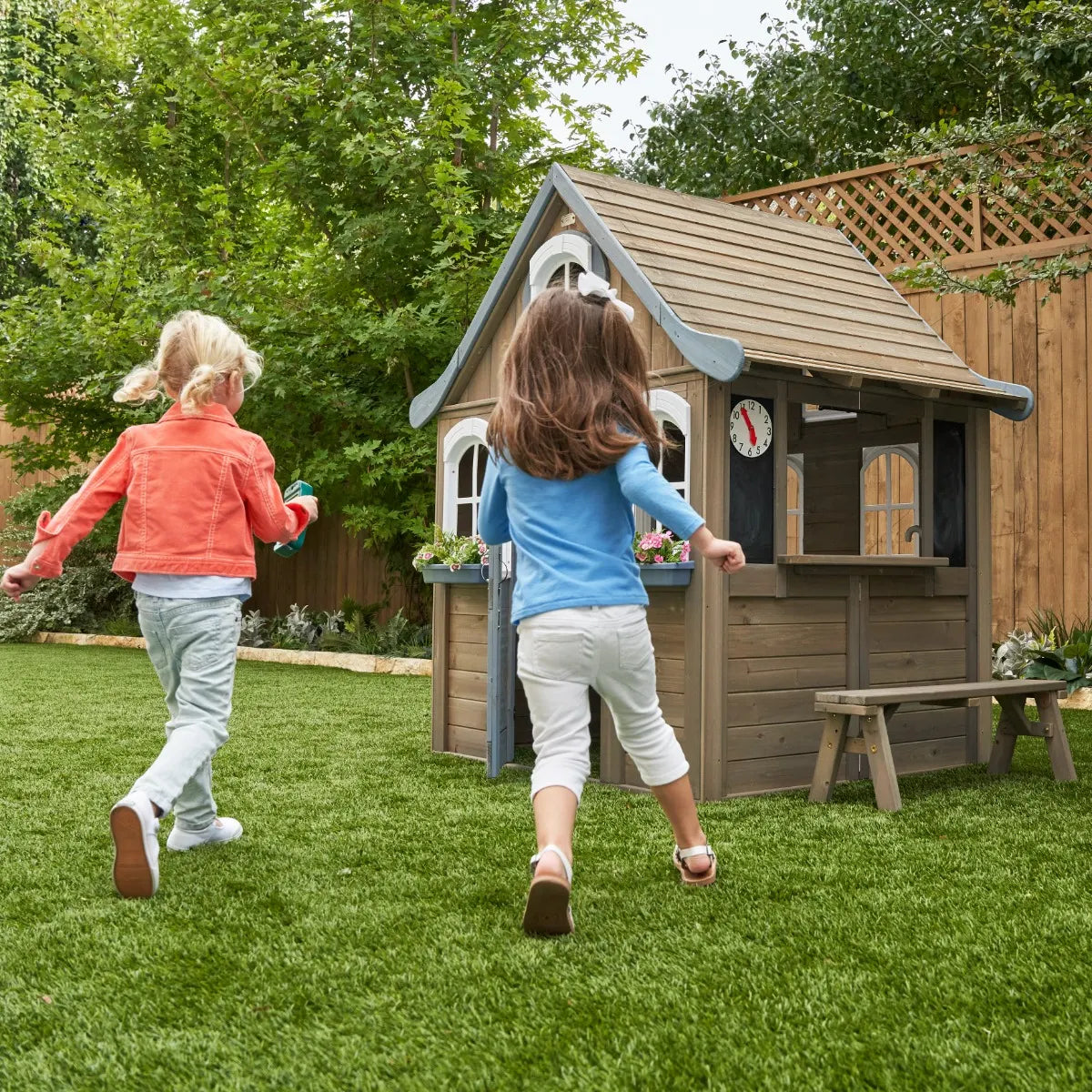 Kidkraft Forestview II Wooden Playhouse image 2