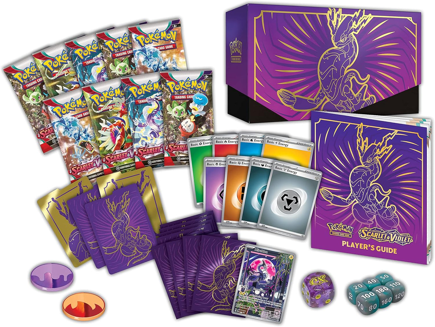 Pokémon TCG: Scarlet & Violet Elite Trainer Box  Miraidon Purple