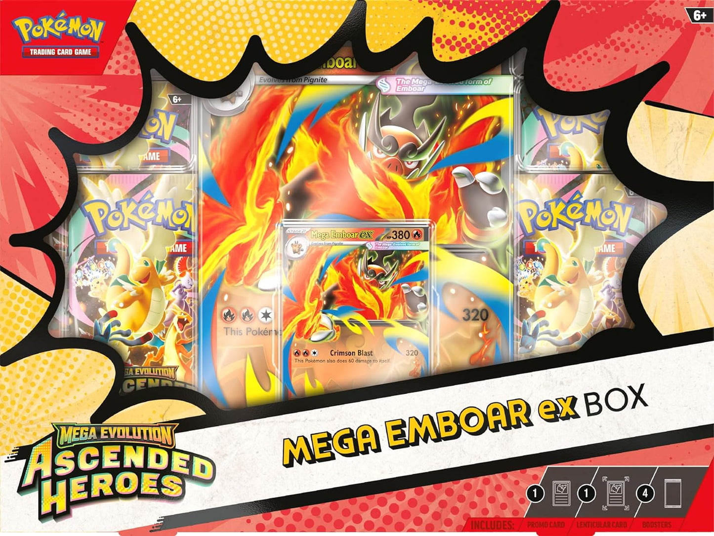 Pokémon TCG: Mega Evolution Ascended Heroes Mega Emboar ex Box