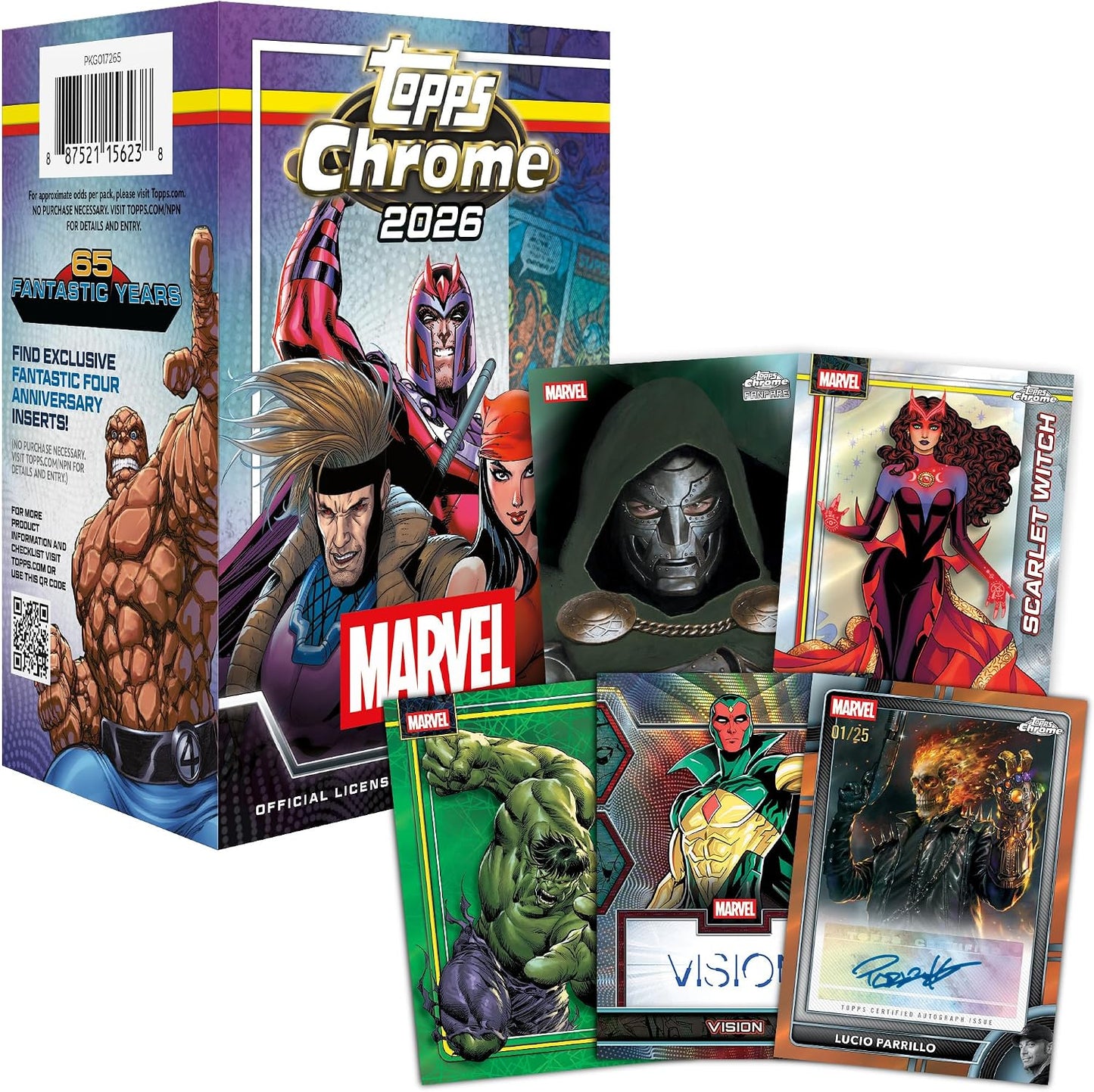 Topps TCG: 2026 Chrome Marvel Comics Value Box