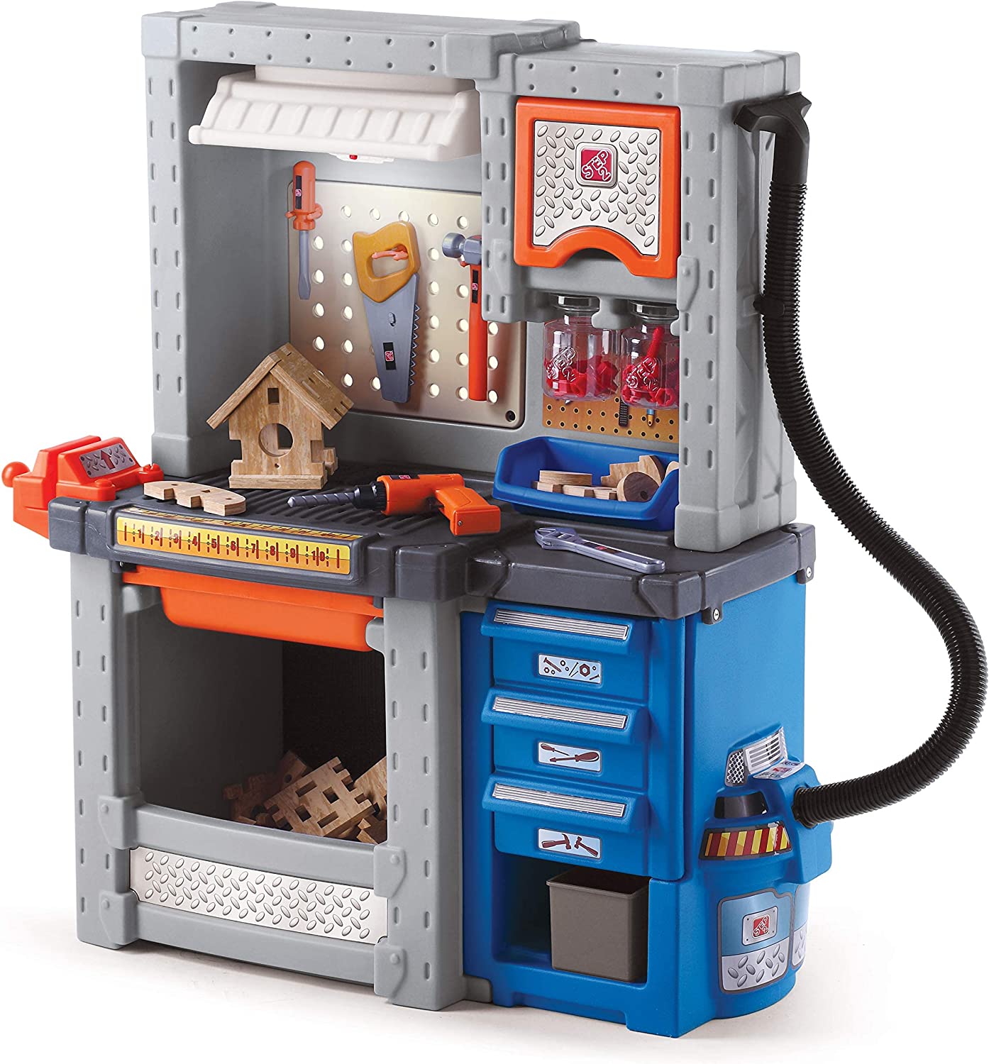 Step2 Deluxe Workshop – Includes 50 Toy Workbench Accessories image 0