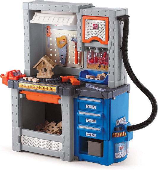 Step2 Deluxe Workshop – Includes 50 Toy Workbench Accessories image 0