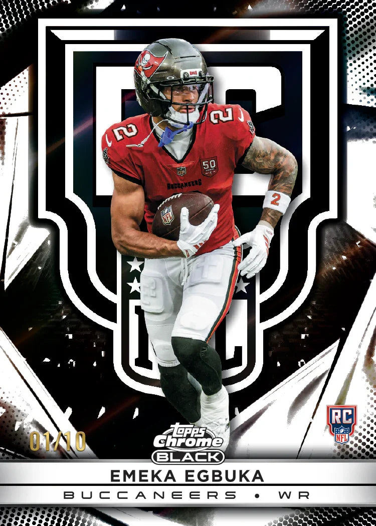 Topps 2025 Black Chrome Football Hobby Box