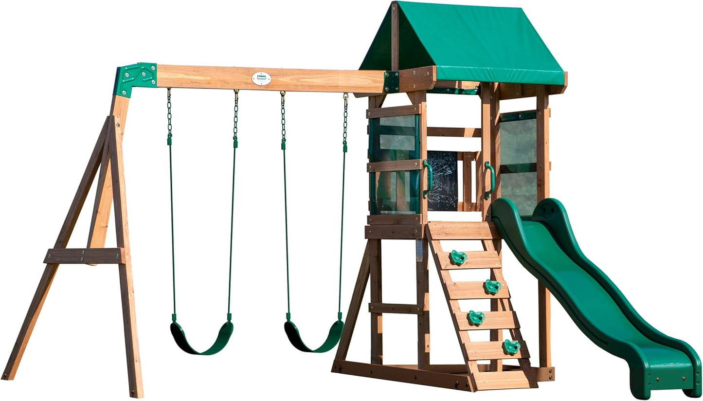 Backyard Discovery Buckley Hill Cedar Wood Swing Set image 0