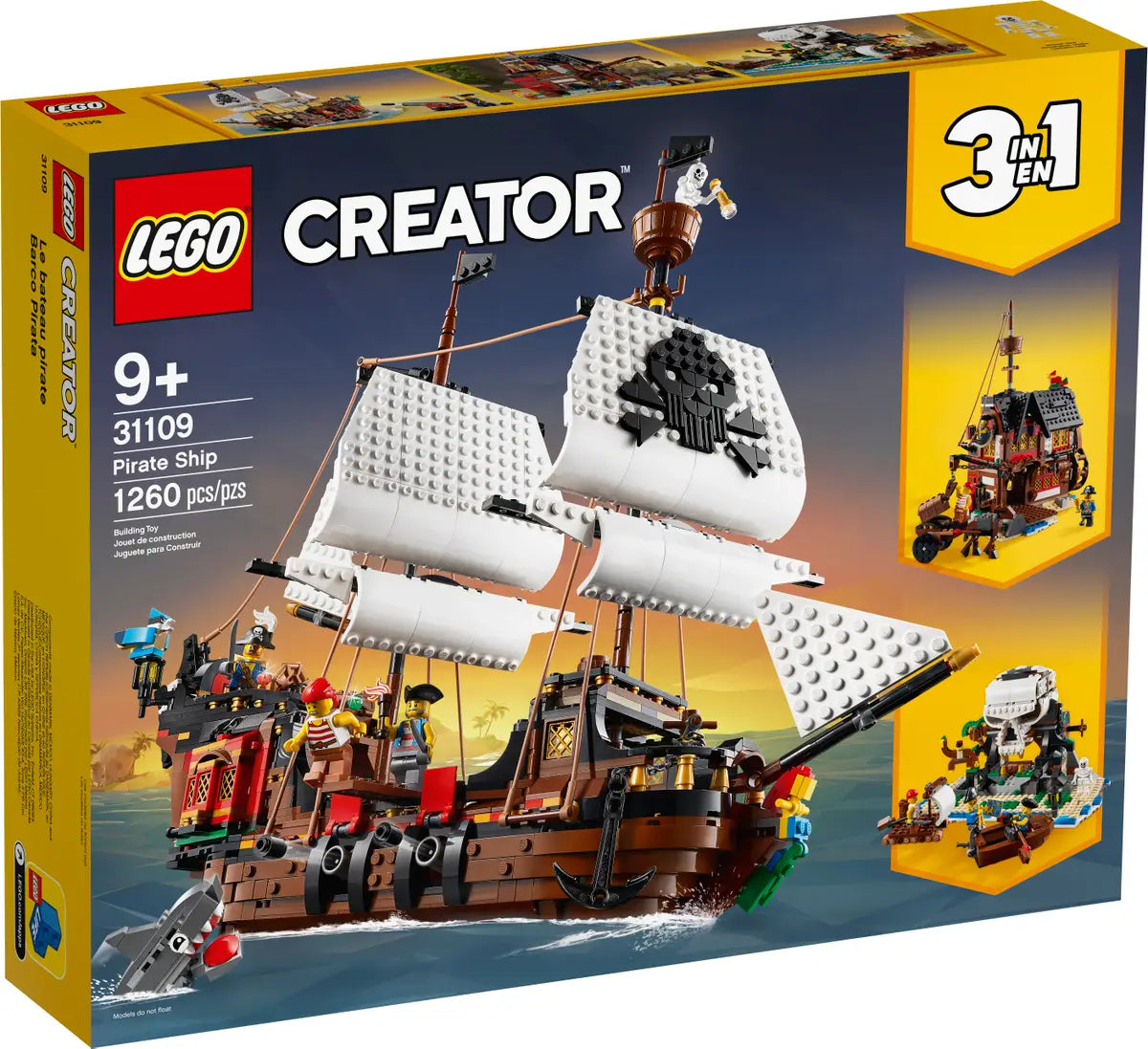 LEGO 31109 Creator Pirate Ship image 0