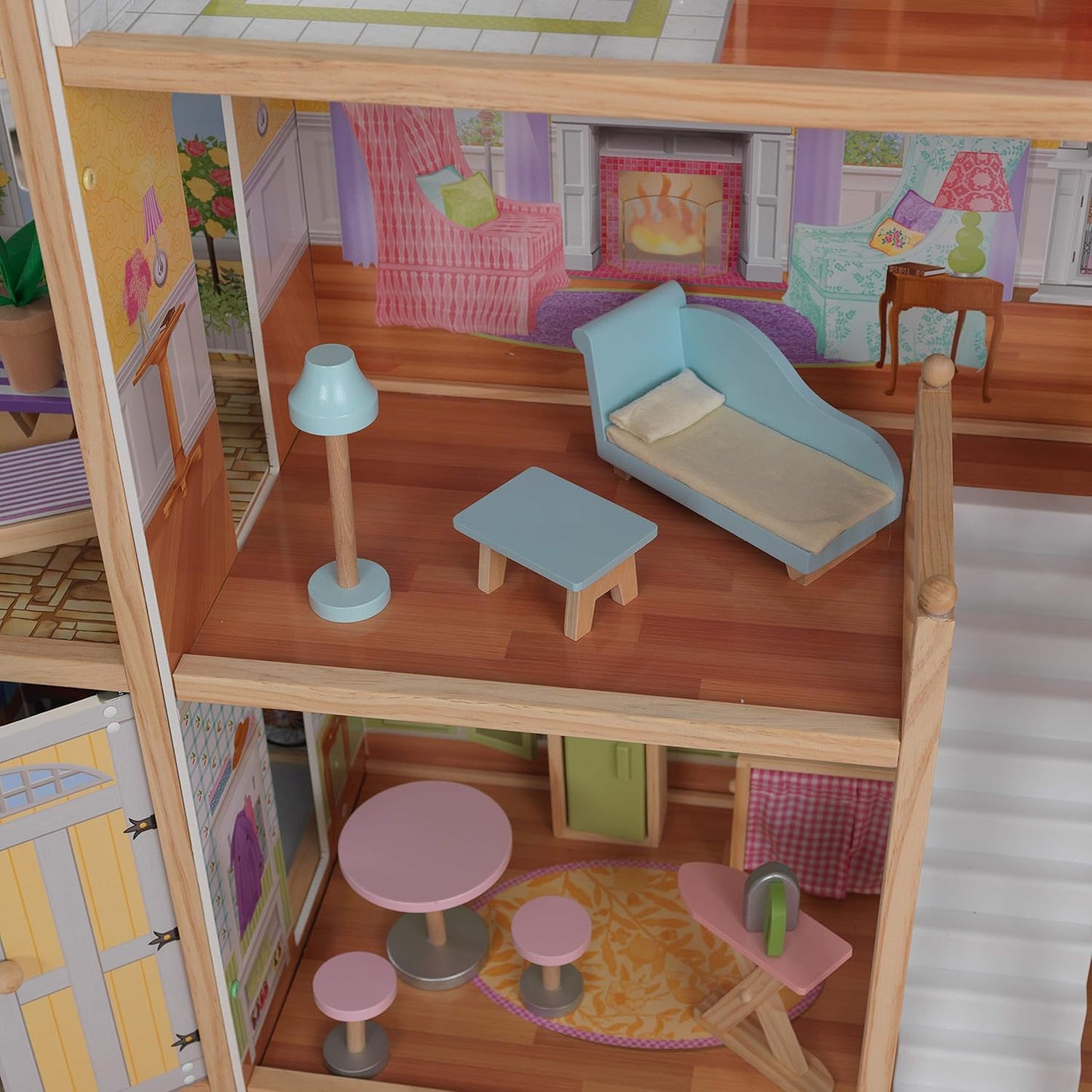 KidKraft Majestic Mansion Wooden Dollhouse with 34-Piece Accessories image 4