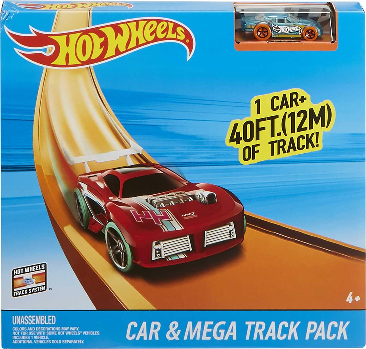 Hot Wheels Car & Mega Track pack of 40ft image 0