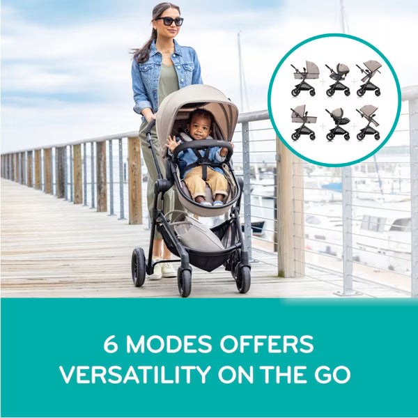 Evenflo Pivot Modular Travel System with LiteMax Infant Car Seat image 6