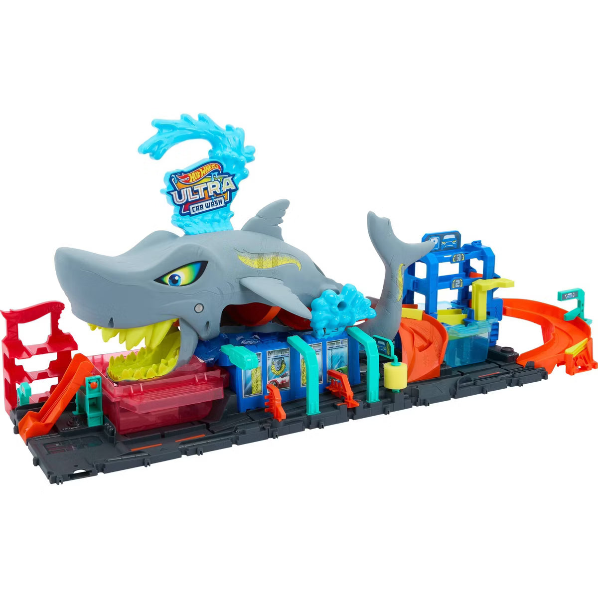 Hot Wheels Ultra Shark Car Wash Playset image 0