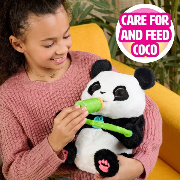 FurReal Friends Coco the Tumbling Panda Stuffed Animal image 3