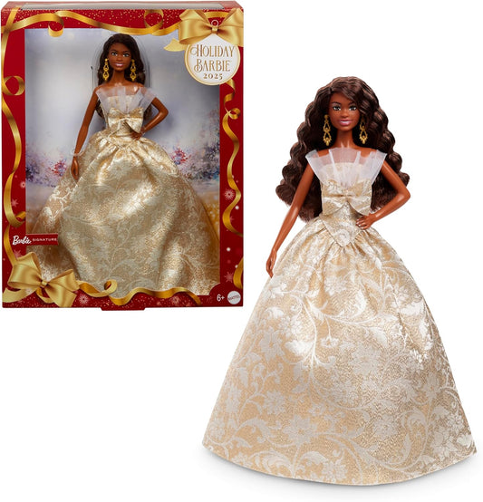 Barbie Signature 2025 Holiday Fashion Doll Black image 0