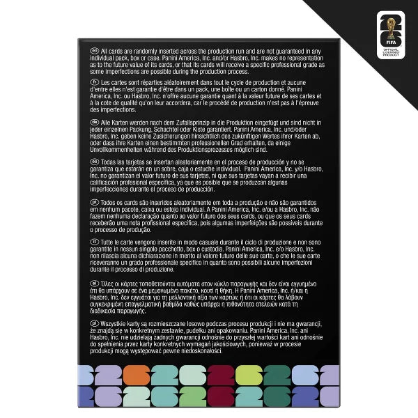 Monopoly Panini Prizm: FIFA World Cup Trading Cards Booster Box