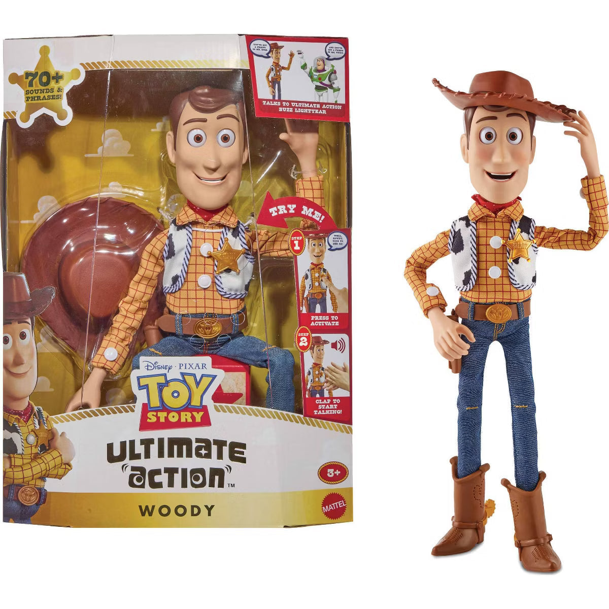 Disney Toy Story Woody Ultimate Action 16" Action Figure