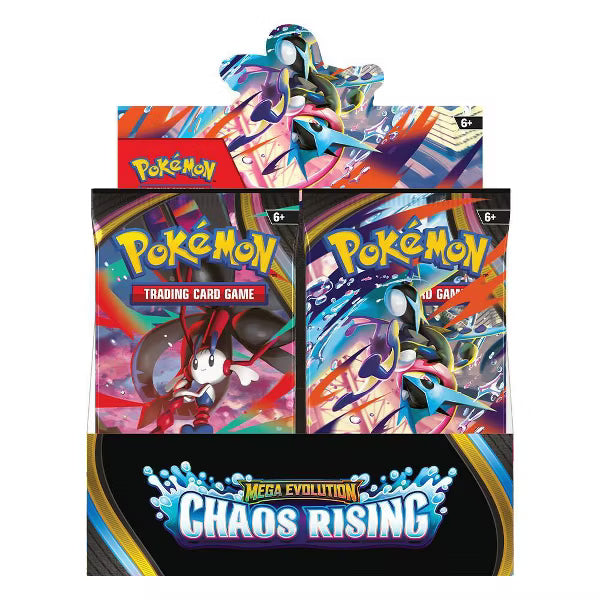 Pokémon TCG: Mega Evolution Chaos Rising Booster Display