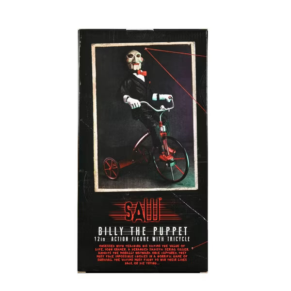 NECA Saw Billie The Puppet with Tricycle 12" Action Figure