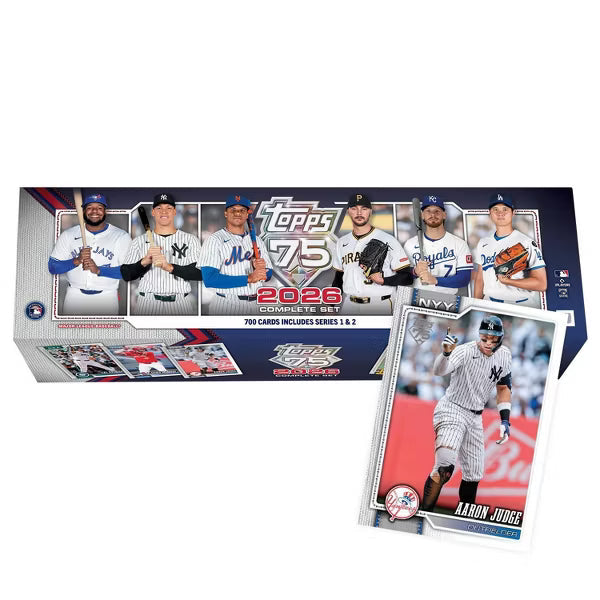 Topps 2026 MLB Series 1 & 2 Baseball Trading Card Complete Set