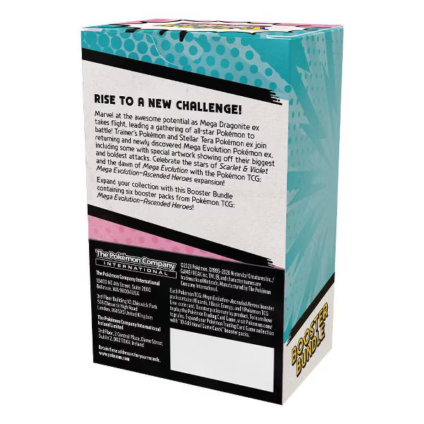 Pokémon TCG: Mega Evolution Ascended Heroes Booster Bundle