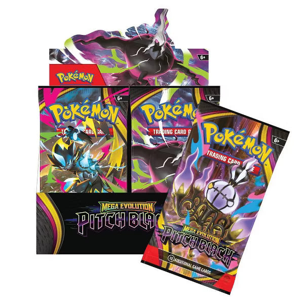 Pokémon TCG: Mega Evolution Pitch Black Booster Display