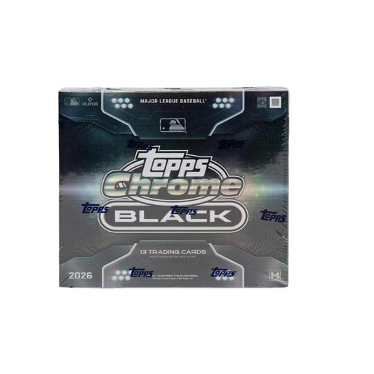 Topps 2026 Chrome Black Baseball Hobby Box